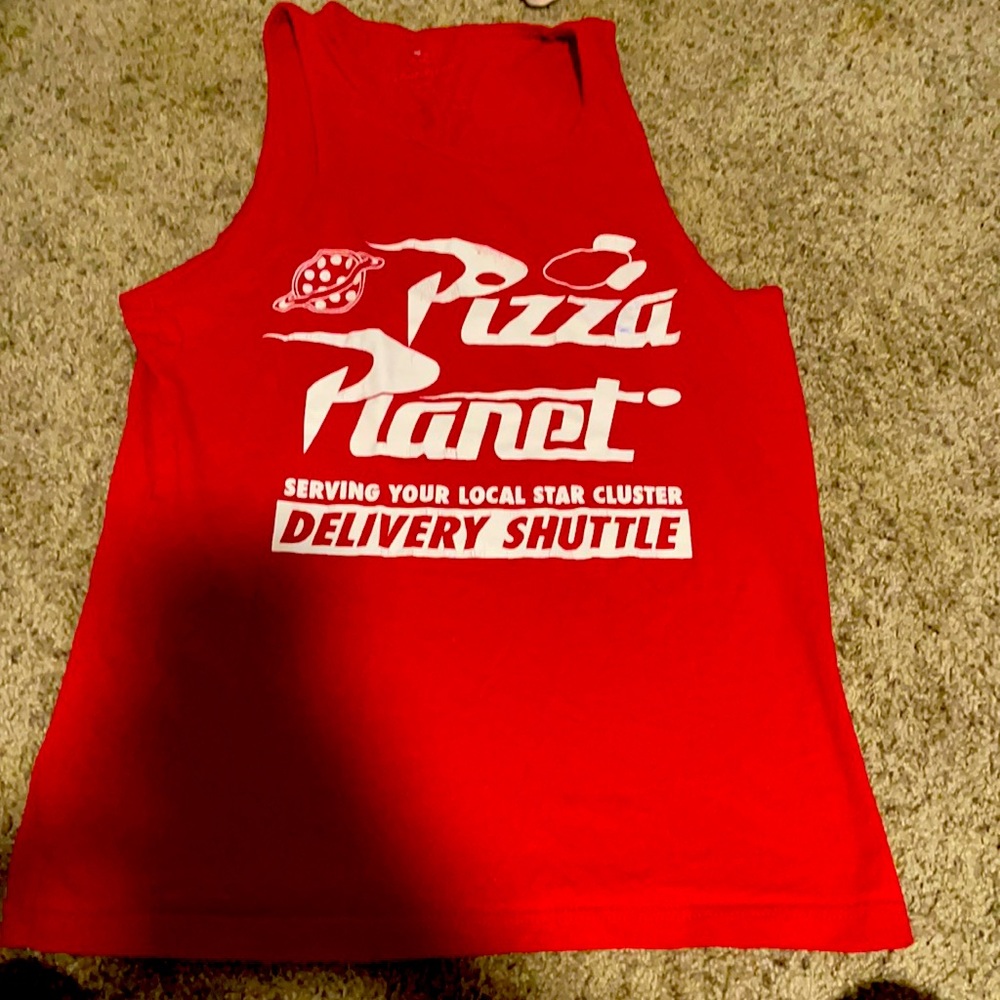 Red tank top